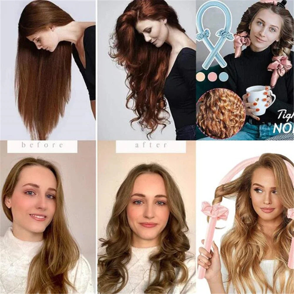 BelleCurls™ — Heatless Curling Set