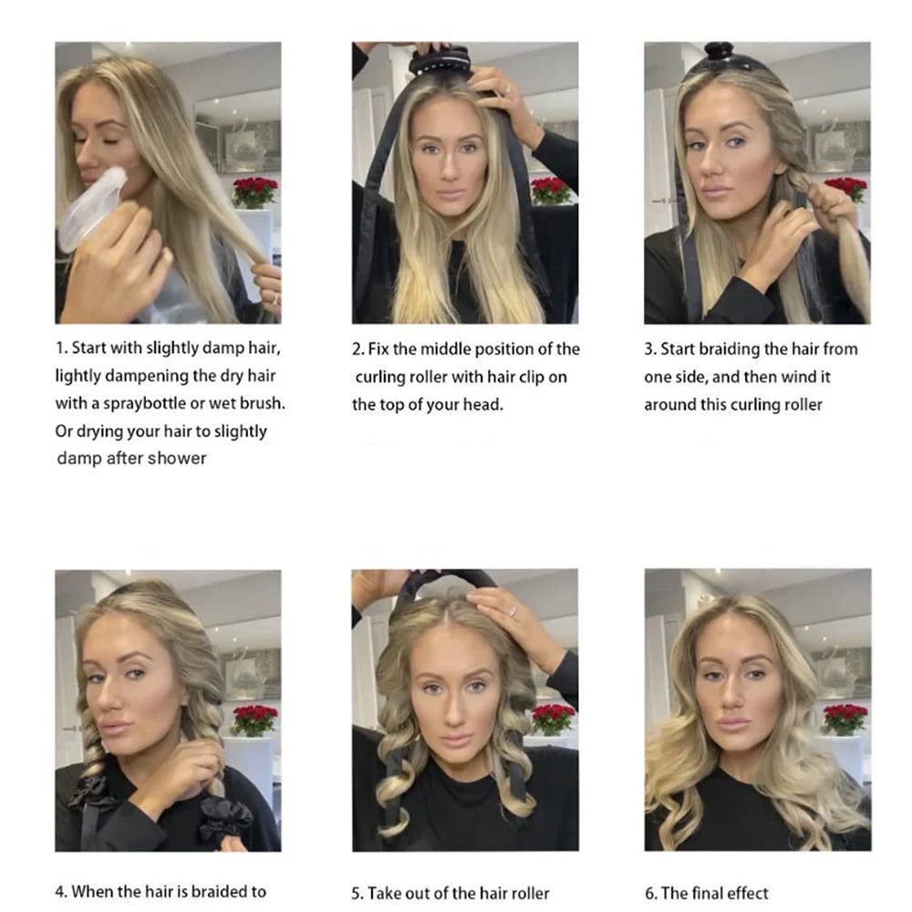 BelleCurls™ — Heatless Curling Set